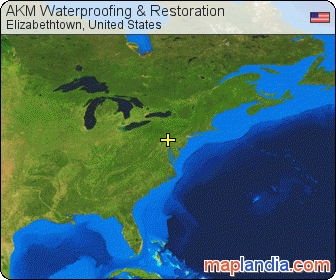 AKM Waterproofing & Restoration satellite map