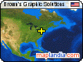 Brown's Graphic Solutions satellite map