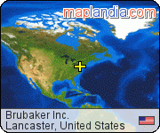 Brubaker Inc. satellite map