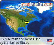 S & A Paint and Repair, Inc. satellite map