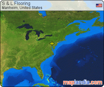 S & L Flooring satellite map