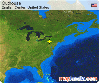 Outhouse satellite map