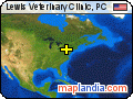 Lewis Veterinary Clinic, PC satellite map