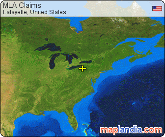 MLA Claims satellite map