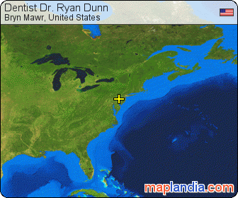 Dentist Dr. Ryan Dunn satellite map