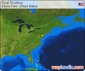 Seal Roofing satellite map