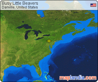 Busy Little Beavers satellite map