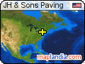 JH & Sons Paving satellite map