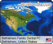 Bethlehem Family Dental PC satellite map