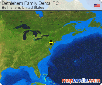 Bethlehem Family Dental PC satellite map