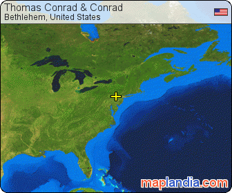 Thomas Conrad & Conrad satellite map