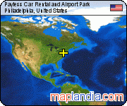 Payless Car Rental and Airport Park satellite map