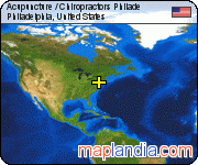 Acupuncture / Chiropractors Philade satellite map