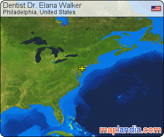 Dentist Dr. Elana Walker satellite map