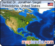 Dentist Dr. Jonathan Siegel satellite map