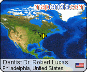 Dentist Dr. Robert Lucas satellite map
