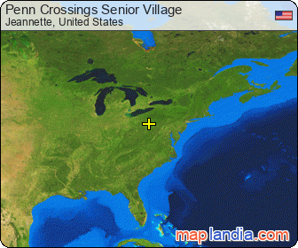 Penn Crossings Senior Village satellite map