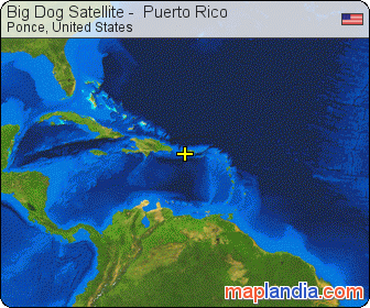 Big Dog Satellite -  Puerto Rico satellite map