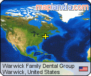 Warwick Family Dental Group satellite map