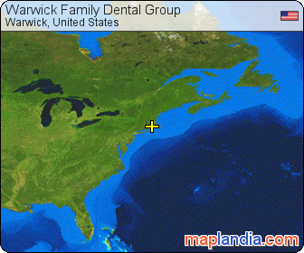 Warwick Family Dental Group satellite map