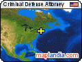 Criminal Defense Attorney satellite map