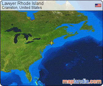 Lawyer Rhode Island satellite map