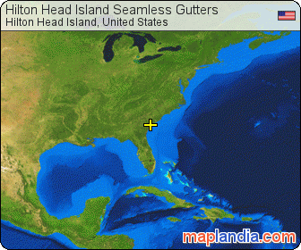 Hilton Head Island Seamless Gutters satellite map