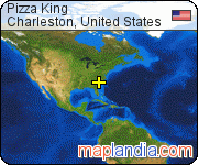 Pizza King satellite map