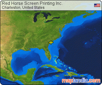 Red Horse Screen Printing Inc. satellite map