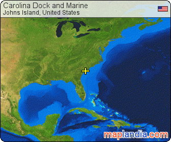 Carolina Dock and Marine satellite map