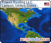 Powell Roofing LLC satellite map