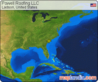 Powell Roofing LLC satellite map