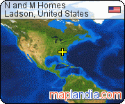 N and M Homes satellite map