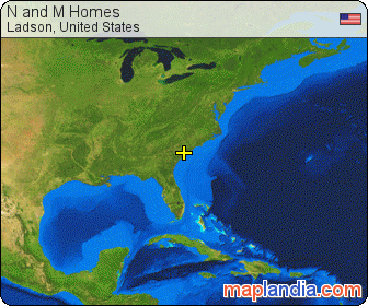 N and M Homes satellite map