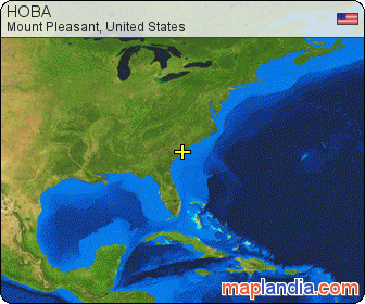 HOBA satellite map