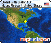 Bond with Baby 4D satellite map