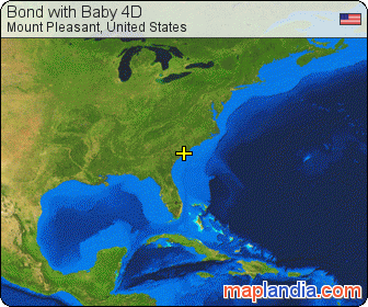 Bond with Baby 4D satellite map