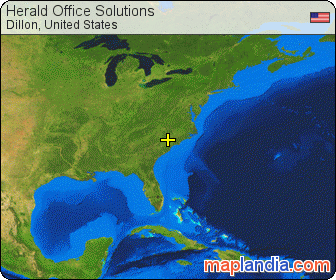 Herald Office Solutions satellite map