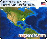 Dental by Design satellite map