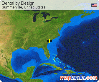 Dental by Design satellite map