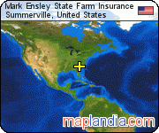 Mark Ensley State Farm Insurance satellite map