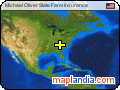 Michael Oliver State Farm Insurance satellite map