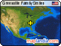 Greenville Family Smiles satellite map