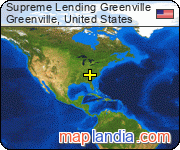 Supreme Lending Greenville satellite map