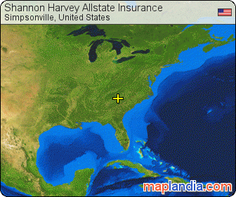 Shannon Harvey Allstate Insurance satellite map