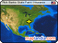 Rick Banks State Farm Insurance satellite map