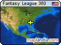 Fantasy League 360 satellite map