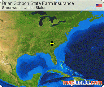 Brian Schoch State Farm Insurance satellite map