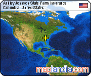 Ashley Johnson State Farm Insurance satellite map