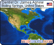 Dentist Dr. James Agnew satellite map